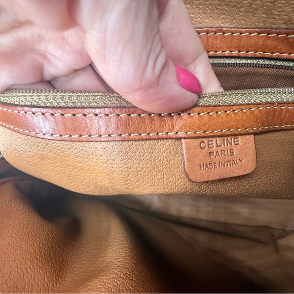 A+ condition Céline Vintage Macadam satchel bag - Picture 5 of 6